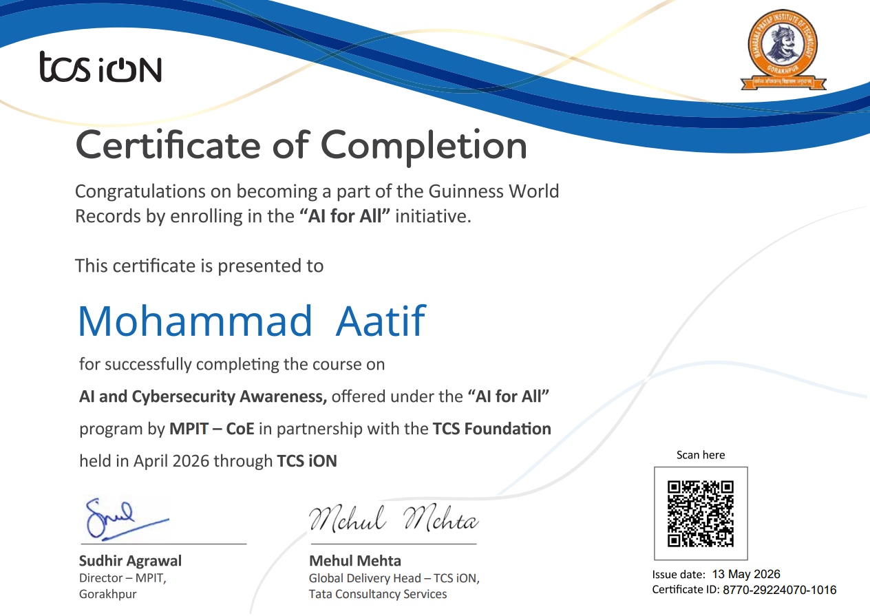 AI and Cybersecurity Awareness – TCS iON