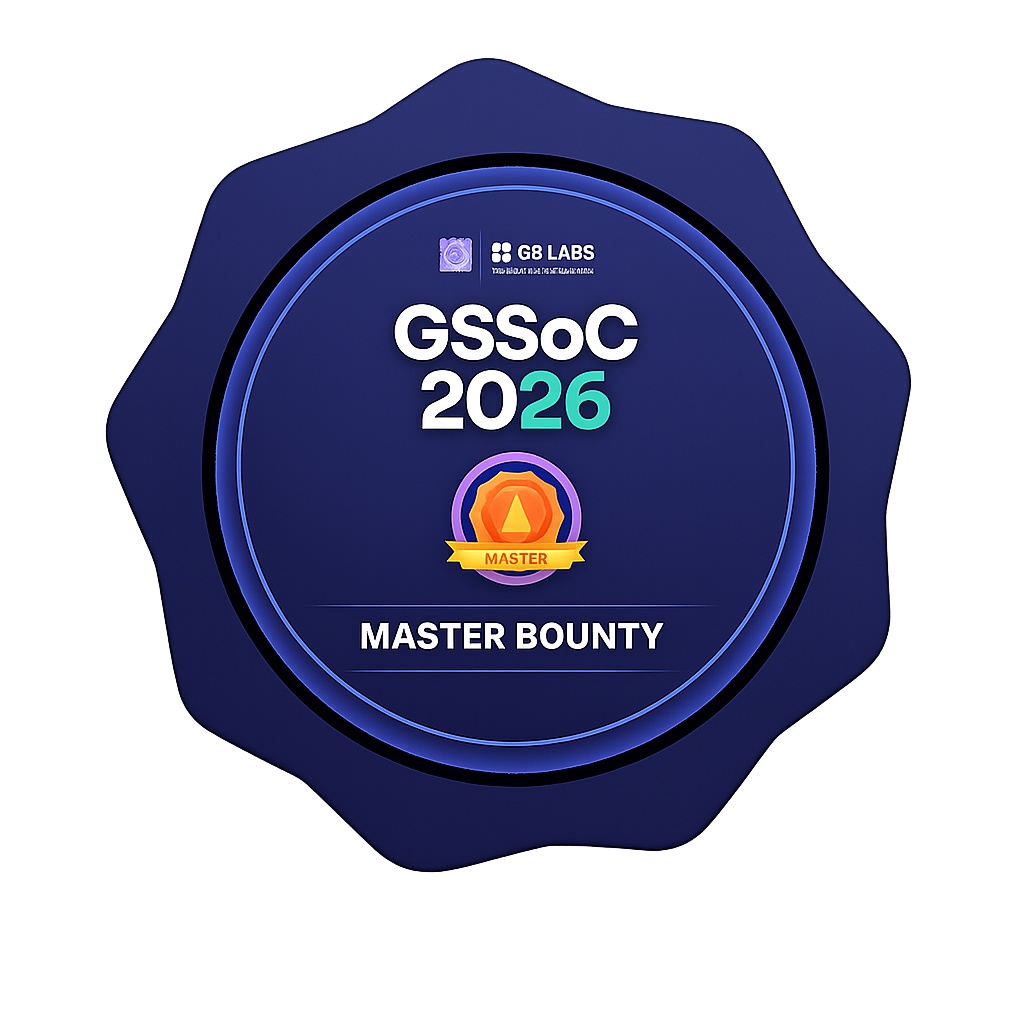 GSSoC 2026 Master Bounty Badge