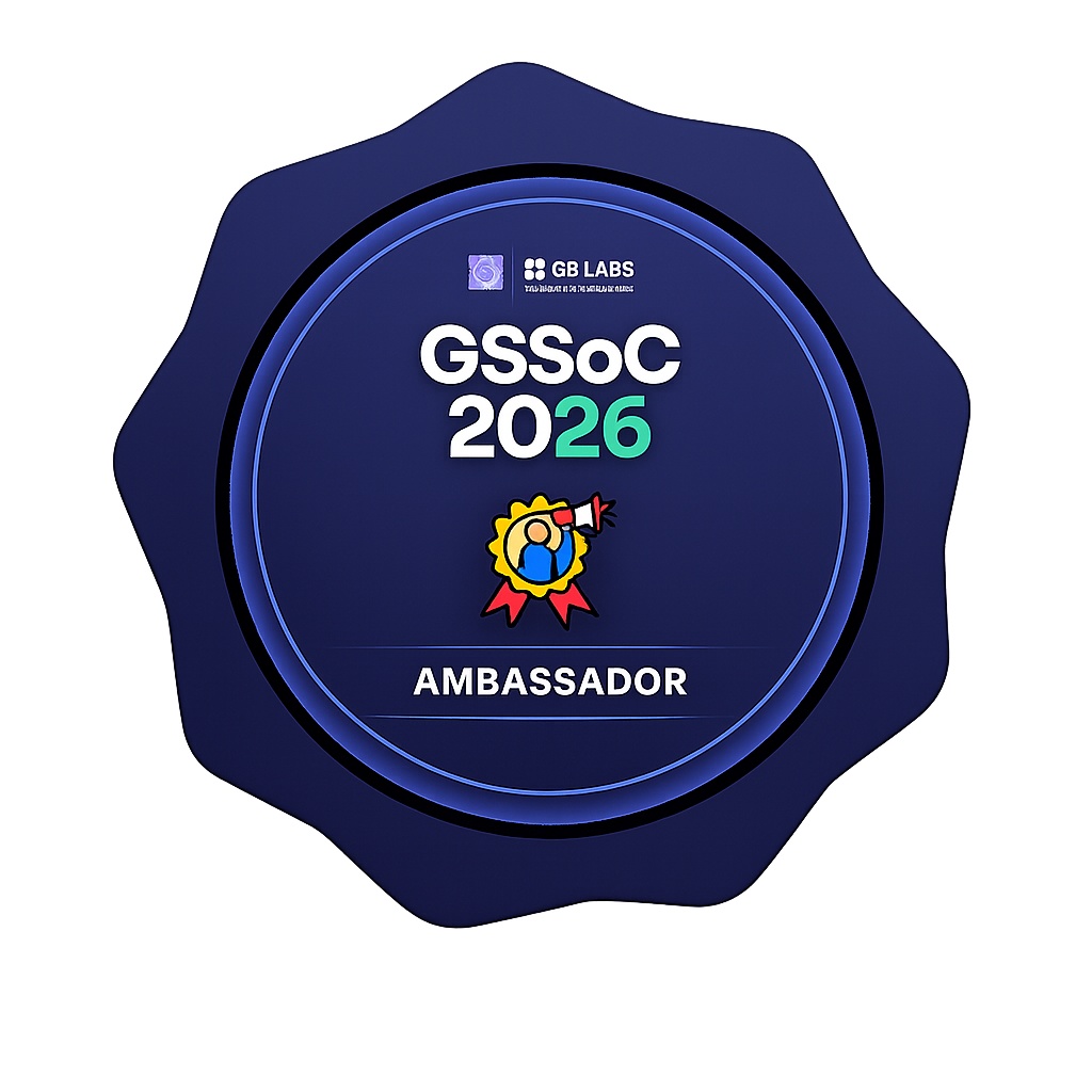 GSSoC 2026 Ambassador Badge
